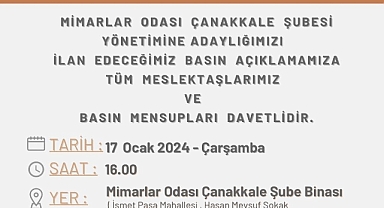 Yeni Yüzyıl Mimarlık adaylığını açıklayacak