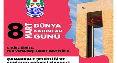 8 Mart Dünya Kadınlar Günü" kapsamında özel ziyaret programı