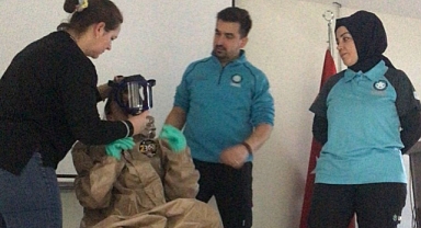 Biga'da Tehlikeli maddelere karşı eğitim verildi
