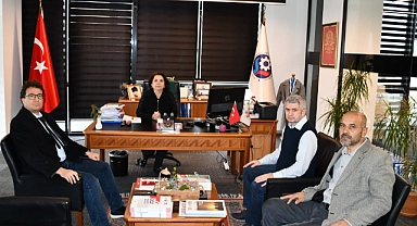 Birlik Vakfı Çanakkale şubesi yönetim kurulundan ÇTSO’ya ziyaret