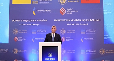 Bolat, Ukrayna'nın Yeniden İnşası Forumu'nda konuştu