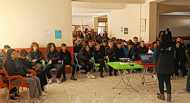 Çan'da öğrencilere afet eğitimi