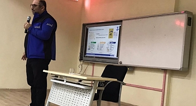 Çan'da öğrencilere afet farkındalığı eğitimi verildi