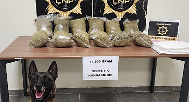 Çanakkale İl Emniyet Müdürlüğü'nden büyük başarı: 6 Milyon TL değerinde sentetik kannabinoid ele geçirildi