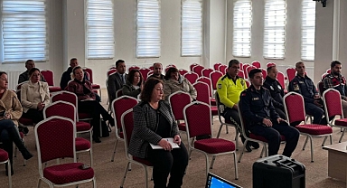 Eceabat'ta okulların güvenliği konuşuldu