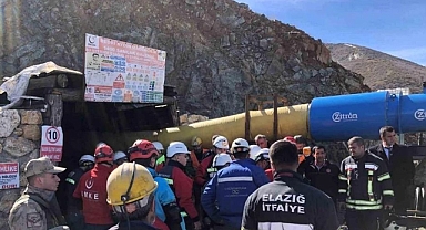 Elâzığ’ın Palu İlçesi'nde Maden Ocağı göçüğünden kurtulan işçilere geçmiş olsun dilekleri