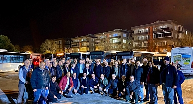 Erkek, halk otobüsleri şoförleri ile bir araya geldi