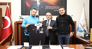 Gelibolu Beşiktaşlılar Derneği'nden Özacar'a ziyaret