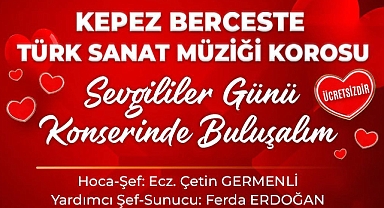 Kepez’ de Sevgililer Günü Konseri