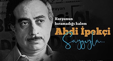 Kurşunun kıramadığı kalem Abdi İpekçi anıldı