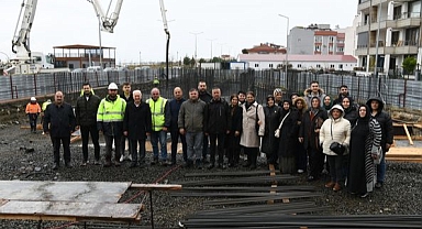 Lapseki'de kreş ve gündüz bakım evi çalışmaları devam ediyor