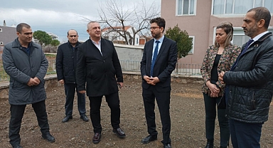 Müdür Baştürk, Geyikli'de hizmet binalarını yerinde inceledi