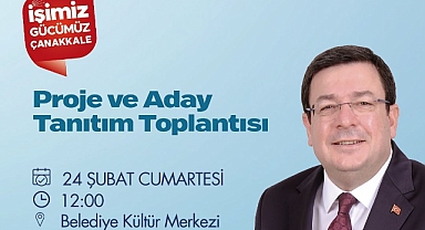 Muharrem Erkek başkanlığında Proje ve Aday tanıtım toplantısı gerçekleşecek