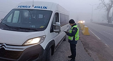 Okul servisleri denetlendi