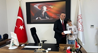 Yenice'de dereceye giren öğrenciler ödüllerini aldı