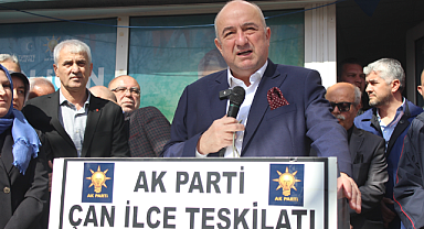 AKP'li Gider; '' Biz, seçim kaybederek kendi partimize değil Çan halkına yazık ettik, zarar verdik''