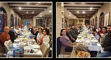 Ayvacık İlçe Sağlık Müdürlüğü personeli Ramazan ve Tıp Bayramı iftarında bir araya geldi