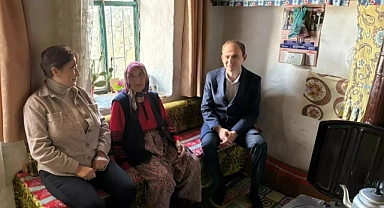Ayvacık Kaymakamı Sak, Ahmetçe Köyü’nü ziyaret etti.