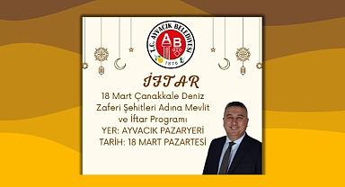 Ayvacık’ta iftar programı