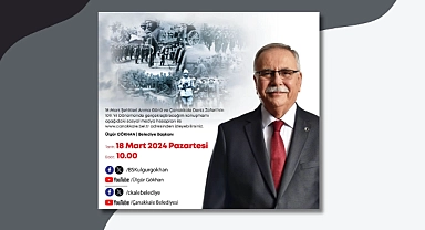 Başkan Gökhan Çanakkale Zaferi için konuşacak