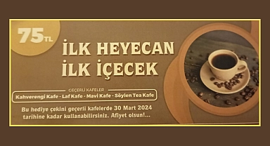 Çan’da Ersin Çetin’den gençlere kahve jesti