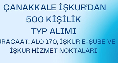 Çanakkale'de 500 Kişilik toplum yararına program başvuruları başlıyor