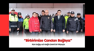 Çanakkale Emniyet’ten Kızılay’a bağış
