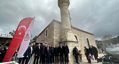 Çınarlı Köyü Tarihi Camii’nin restorasyonu son buldu