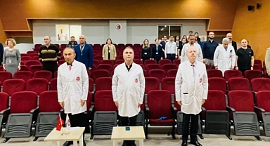 ÇOMÜ Hastanesi'nde buruk kutlama