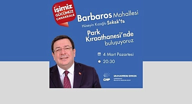 Erkek, Park Kıraathanesi’ne geliyor
