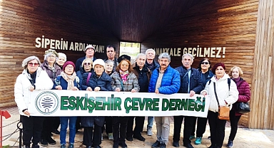 Eskişehir Çevre Derneği, Çanakkale'ye anlamlı bir gezi düzenledi