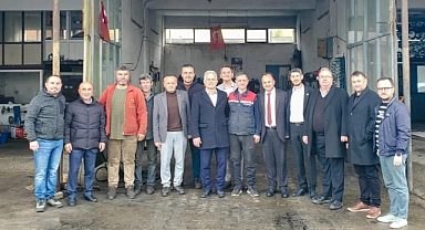 Güneşhan Yenice’de sanayi esnafı ile buluştu