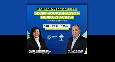 İskenderoğlu ve Gider, seçim koordinasyon merkezi açılışına katılıyor