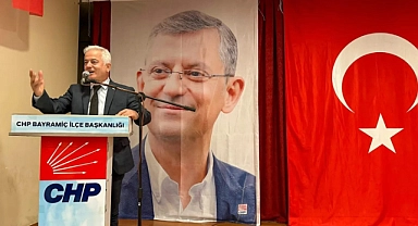 İsmet Güneşhan, Lâpseki Çardak Belediye Başkan Adayı Metin Semerci'nin seçim bürosu açılışına katıldı