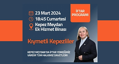 İYİ Parti Kepez Belediye Başkan Adayı Didem Güner’den Kepez’de iftar programı