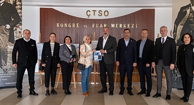 İYİ Parti'li Güner, seçim çalışmaları kapsamında ÇTSO’ya ziyarette bulundu