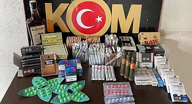 Kaçakçılık operasyonunda gümrük kaçağı ürünlere el konuldu