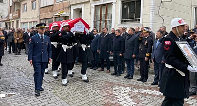 Kıbrıs Gazisi İbrahim Aytiş, son yolculuğuna uğurlandı