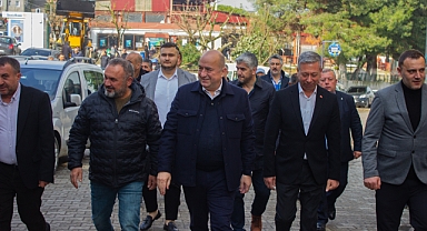 Milletvekili Gider, Umurbey'de kahvaltıya katıldı