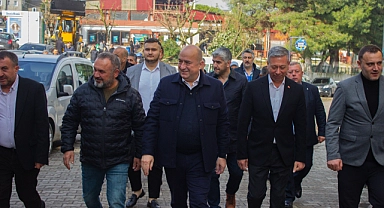 Milletvekili Gider, Umurbey'de kahvaltıya katıldı