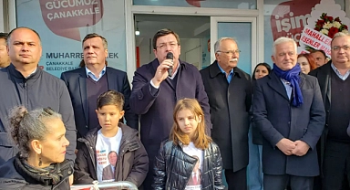 Muharrem Erkek, seçim ofisleri açılışlarına devam ediyor