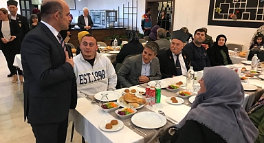 Şehit aileleri ve gaziler, kaymakamlık tarafından düzenlenen iftar programında buluştu
