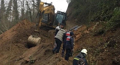 Trabzon'da göçük altında kalan 3 işçi hayatını kaybetti