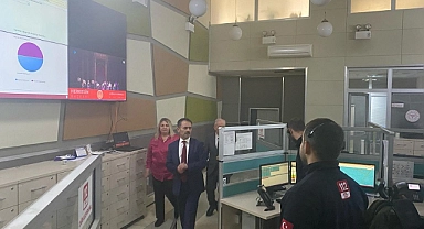 Vali Aktaş’tan 112 Acil Çağrı Merkezine Ziyaret