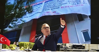 Afiş perdesini Birol Arslan açtı viral oldu