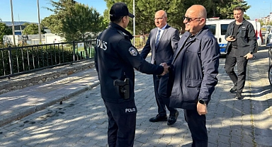 Ayhan Gider, bayram süresince polis ve jandarma noktalarını ziyaret etti