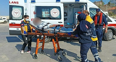 Ayvacık’ta tıbbi tahliye