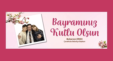 Başkan Erkek’in ilk bayram kutlaması