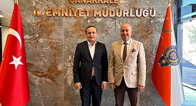 Başkan Öztürk, İl Emniyet Müdürü Selim Arıcı’ya ziyarette bulundu