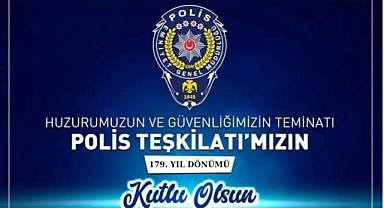 Bayramiç Belediyesi'nden Türk Polis Teşkilatı'na kutlama mesajı